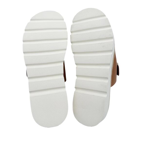 Madden Girl | Shoes | Madden Girl Mysticall Platform Buckle  Madden Girl Mythicall Slide Sandals Size 10 Caramel Tan Buckle Platform Mule